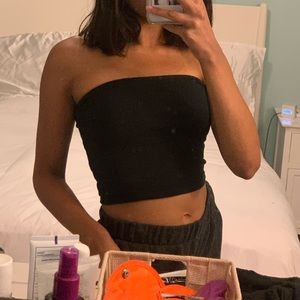 black tube top
